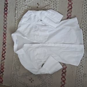 James Perse Crisp White Button-Down Shirt